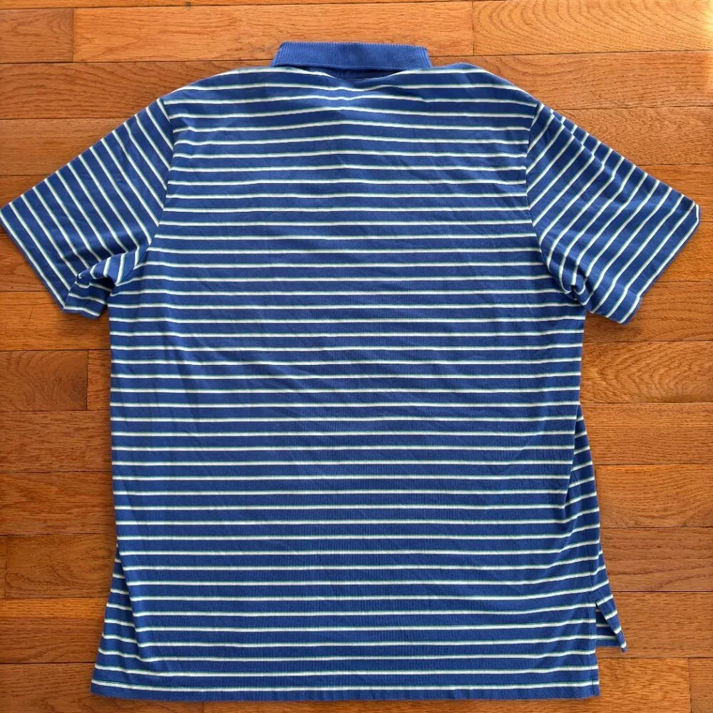 Polo Golf Ralph Lauren Shirt Mens XXL Performance Striped U.S. Open Oakmont Pony